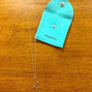 Tiffany and Co Letter “K” Pendant